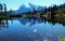 Stunning view of Mount Shuksan and its reflection in Picture Lake