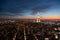 Stunning view from New York skyline sunset. Summit One Vanderbilt.