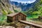 Stunning view for Obersee lake in Alps, Germany, Europe