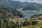 Stunning view over the lake Palcmanska Masa and Dedinky village in Slovakia