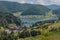 Stunning view over the lake Palcmanska Masa and Dedinky village in Slovakia