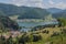 Stunning view over the lake Palcmanska Masa and Dedinky village in Slovakia