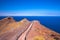 Stunning view to Atlantic ocean from Entallada lighthouse, Fuerteventura, Canary island, Spain.