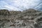 Stunning view to sandstone formation in Tatacoa desert