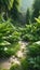 stunning view of a track on garden, gardening