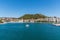 Stunning view of a tranquil bay near a coastal town. Ploce, Croatia.