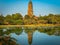 Stunning view of Wat Phra Ram, an ancient Buddhist temple in Thailand