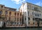 Stunning vintage architecture against vivid blue sky, Venice