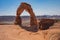 Stunning vista of Arches National Park in Utah displaying the area's iconic red sandstone arches