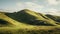 Stunning Vray Traced Hill Photo: Captivating Danish Landscape In Perfect Lighting