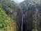 A stunning waterfall in the mountains of northern Thailand