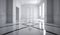 Stunning white marbel floor design. Generative Ai