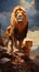 Stunning Wildlife impressionist painting style of Terry Isaac and Mark Keathley Generative AI