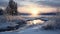 Stunning Winter Sunrise Photo Wallpaper In 32k Uhd