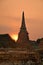 Stupa (chedi) of a Wat