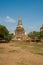 Stupa (chedi) of a Wat in Thailand