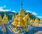 Stupa with elephants in Nget Pyaw Taw Paya, Pindaya, Myanmar