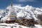 Stupa at Kicho Tal, Annapurna Circuit, Manang, Nepal