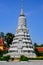 Stupa of King Norodom at Silver Pagoda in Royal Palace in Phnom Penh, Cambodia.