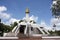 Stupa museum of Monk Luang Pu Khao Ananyo for Thai people and foreign travelers travel visit and respect praying in Wat Tham Klong