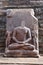 Stupa No 1, Defaced Buddha Statue inside. The Great Stupa,