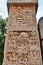 Stupa No 1, East Gateway,  Left  Pillar, Inside Panel 2:  The victory of the Buddha over the serpent.