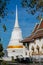 Stupa at pagoda of Buddhist temple in Thailand
