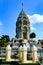 Stupa of Princess Kantha Bopha in Royal Palace District in Phnom Penh, Cambodia.