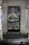 Stupa with Sculpted Figure of Buddha, Ajanta Caves, Aurangabad, Maharashtra, India