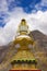 Stupa of Tabo Monastery . Tabo village of Spiti Valley, Himachal Pradesh