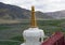 Stupa at Yumbulakhang Palace, overlooking Yarlung valley - Tibet