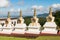 Stupas at the Chagdud Gonpa Khadro Ling Buddhist Temple in Tres Coroas, Brazil