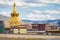 Stupas in tibetan Monastery In Sichuan, China