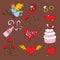 Stupid Cupid Doodle Valentine Icons