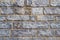 Sturdy blue and gray cut stone wall, seamless lined up