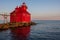 Sturgeon Bay Breakwater Lighthouse On Lake Michigan