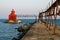 Sturgeon Bay Ship Canal Pierhead Lighthouse, Wisconsin, USA