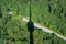 Stuttgart top view television tower shadow