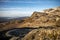 Stwlan Dam and the Moelwyn mountain range