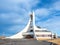 Stykkisholmur church on hill, Iceland