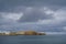 Stykkisholmur, Iceland: View of Sugandisey Island and its lighthouse