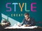 Style Design Elegant Character Hipster Vogue Concept