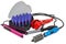 Styling Tools and Appliances. Flat Iron Hair Straightener, Hair Dryer Hot Air Brush, Curling Iron Hair Curler, Steam Ceramic
