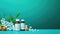 stylish advertising background for a pharmacy - stock concepts