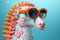 Stylish Aquatic Flair: A Seahorse's Underwater Fashion Statement - Generative AI