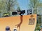 Stylish Backside Boardslide on New Vert Ramp