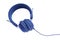 Stylish blue headphones