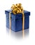 Stylish blue present box