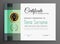 Stylish certificate of appreciation modern template design