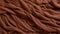 Stylish Chenille Fabric With Intricate Brown Wrinkles